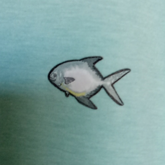 Orvis Classic Polo Size L Blue/Green - Picture 2 of 4